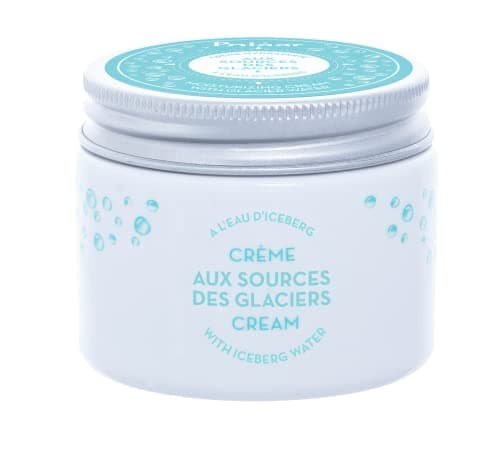 Image of Polåar - Ice Source Moisturizing Cream with Iceberg Water - Moisturizing Cream with Hyaluronic Acid - 24h Hydration - Normal to Dry Skin - 95% Naturalness, Vegan, Made in France - 50 ml