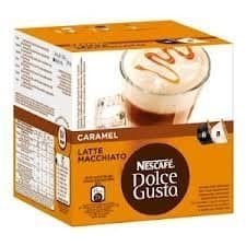 Image of Nescafe Dolce Gusto Caramel Latte Macchiato x 4 packs (64 pods, 32 servings)