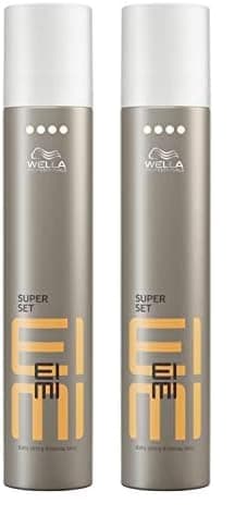 Image of Wella Professionals EIMI | Super Set Finishing Hairspray | Heat Protection | Citrus Scent | Level 4 Hold | 300ml (Pack of 2)