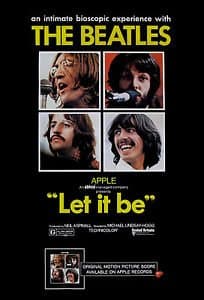 Image of "LET IT BE" - The Beatles - Classic Movie Poster - Poster Size : A4