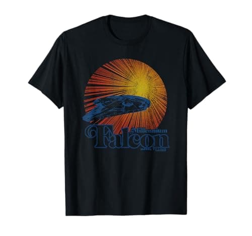 Image of Star Wars Han Solo Movie Millennium Falcon T-Shirt