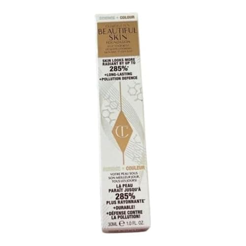 Image of Beautiful Skin Foundation – 30ml, 7 Warm | Medium Buildable Coverage | Dewy Glow Finish | Hyaluronic Acid & Rose Complex | Lightweight Vegan Makeup Base - by Charlotte Tilbury