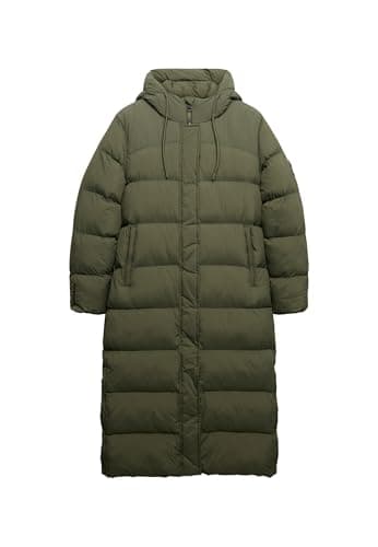 Image of Superdry Ripstop Hooded Longline Puffer Winter Jacket Women - 12