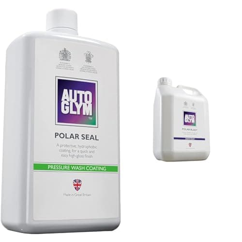 Image of Autoglym Polar Seal, 1L - Thick Snow Foam Pressure Wash Coating For High-Gloss Finish On Your Car Exterior & Polar Blast, 2.5L - Thick Snow Foam Pre-Wash pH Neutral Car Cleaner, White