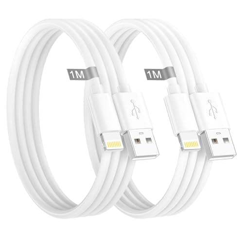 Image of iPhone Charger Cable 1M 2Pack, iPhone Lightning Cable 1M[MFi Certified], Fast IPHONE Charging Cable iphone USB Cable IPhone Wire Lead for A pple iphone 14 13 12 11 Pro Max/X/XS/XR/8/7/6/SE/i Pad