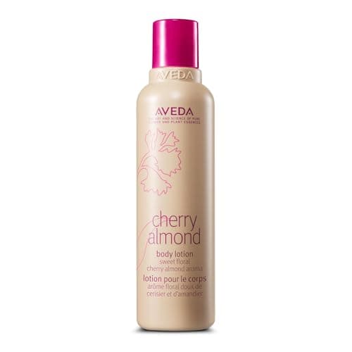 Image of Aveda Cherry Almond Body Lotion | with Sweet Almond Oil, Cherry Blossom Extract | Sweet Floral Aroma of Tonka Bean, Certified Organic Orange, Ylang Ylang | 98% Naturally Derived*, 200ml