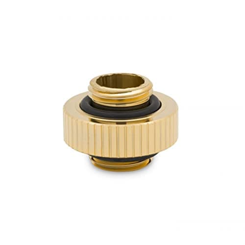 Image of EK-Quantum Torque Static MM 7 7mm Male to Male Extender Fitting - Gold