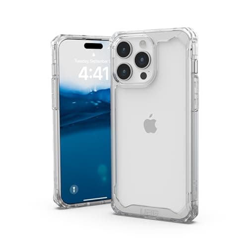 Image of URBAN ARMOR GEAR UAG [Updated Ver] Compatible with iPhone 15 Pro Max Case 6.7" Plyo Ice Rugged Anti-Yellowing Transparent Clear Military Grade Dropproof Protective Cover