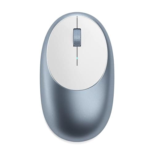 Image of Satechi M1 Wireless Bluetooth Mouse, USB-C Rechargeable, 1200 DPI, Compact & Portable for MacBook Air & Pro M5 M4, iPad Air & Pro M5 M4 M3, iPad Mini, Mac Mini, iMac & Windows - Blue