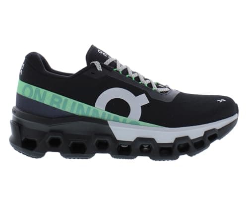 Image of On Men's Cloudmonster 2 Sneaker, Black/Glacier, 8 UK