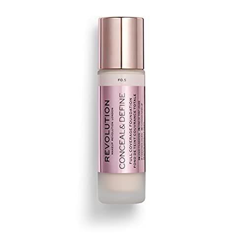 Image of Revolution Beauty London, Conceal and Define, Foundation, F0.5, 23ml