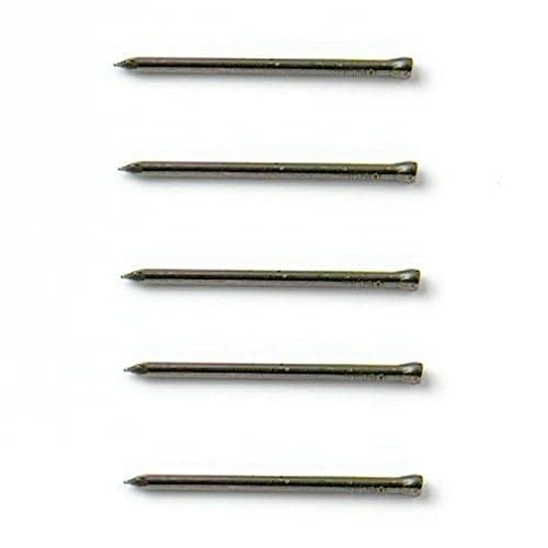 Image of Merriway BH03712 (100 gm) Steel Panel Pin, 25 mm (1 Inch) Bright Finish for Cabinet and Joinery Work - Pack of 100 gm