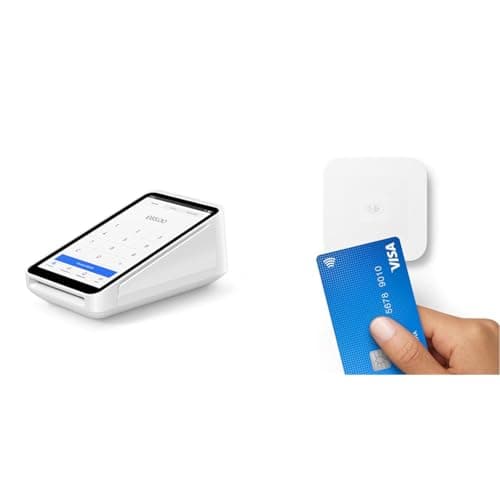 Image of Square Terminal - Card reader for accepting Contactless, Chip & PIN, Debit Cards, and Credit Cards & bluetooth Contactless Card Reader (2nd generation) – Take contactless