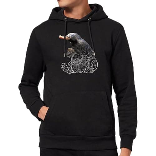 Image of Zavvi Official Fantastic Beasts Tribal Niffler Adults Hoodie - Black - XL