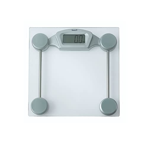 Image of Blue Canyon Glass Digital Display Bathroom Scales| Measure Body, Luggage Weight| Maintain Fitness| kg/lb Unit Conversion| 150kg Max Capacity| High-Precision Sensors| Accurate Bathroom Scale (Glass)