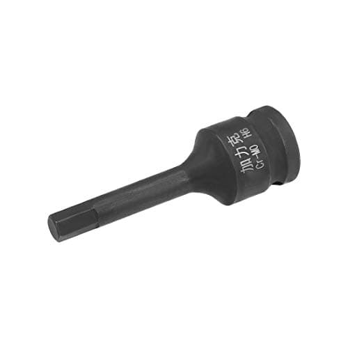 Image of sourcing map 3/8" Drive x H6 (6mm) Impact Hex Bit Socket, Metric 3" Length, Cr-Mo Steel