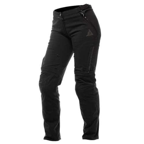 Image of Dainese - Drake 2 Air Tex Pants Wmn, Fabric Motorcycle Trousers, Stretch, with Protections, Women, Black/Black, 42