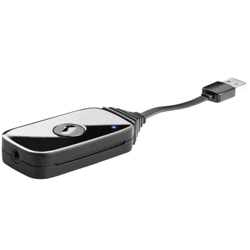 Image of One For All - TV Audio Transmitter - Sends Audio to a Bluetooth Headphones and other devices – With high-end Wolfson ADC – black SV1770