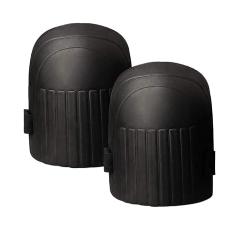 Image of Sheporse Foam Knee Pads for Working, Knee Cushion with Waterproof EVA Soft Easy Adjustable Straps Knees Protectors for Outdoor Work Builder 1Pair (Black)