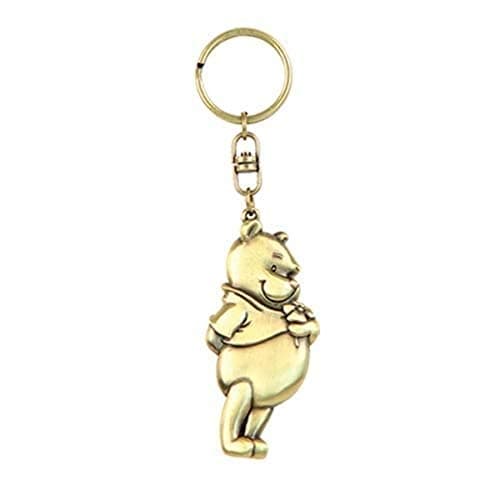 Image of Disney Pooh Brass Pewter Key Ring Multicolor, 1"
