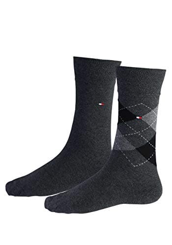 Image of Tommy Hilfiger Mens Classic CLSSC SOCK, Anthracit, 9-11 UK