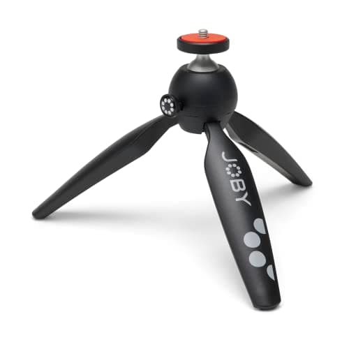 Image of JOBY HandyPod 2, Table Top Tripod with BallHead, Handheld Phone Tripod for Smartphones, Action Cam and Mirrorless Cameras or Devices up to 1.0Kg (2.2lbs), Black
