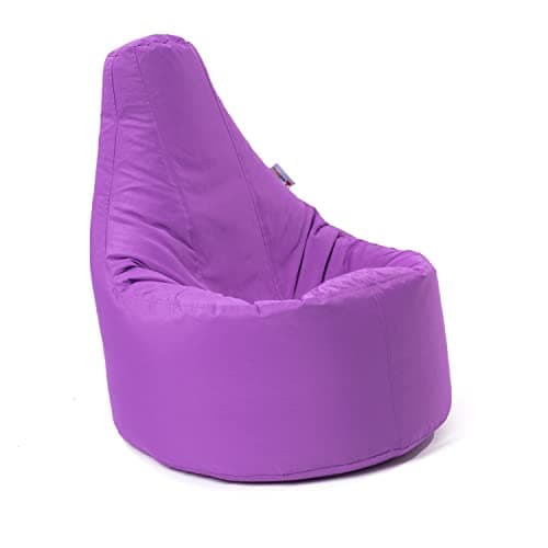 Image of MaxiBean Bean Bag Chair Gaming indoor Outdoor Weather Resistant - Perfect for Home, Garden, Living Room Lounge - Adult, teenager Big Recliner BeanBag Chairs with Filling Beans Included - Purple
