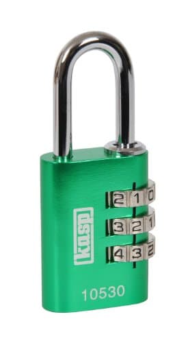 Image of Kasp K10530GRED 105 Series Aluminium Combination Padlock - Green