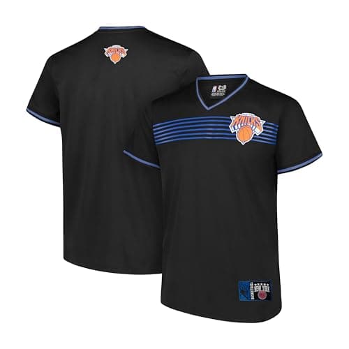 Image of Ultra Game Men's Game Time Soft Mesh Short Sleeve V-Neck Tee Shirt Jersey, Black 23, Small