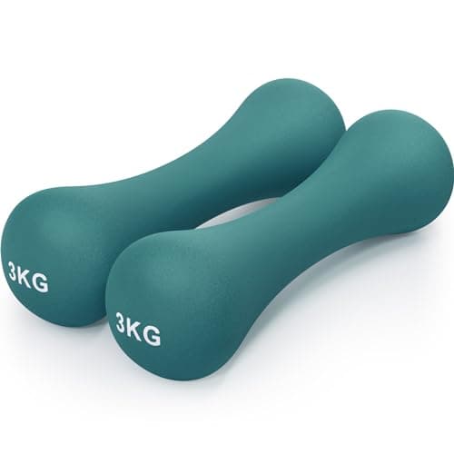 Image of Core Balance Bone Dumbbells Pair Cast Iron Neoprene Coated Hand Weights