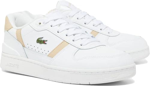 Image of Lacoste - Womens T-Clip Set Sneakers, Color White/NAT, Size: 8 UK