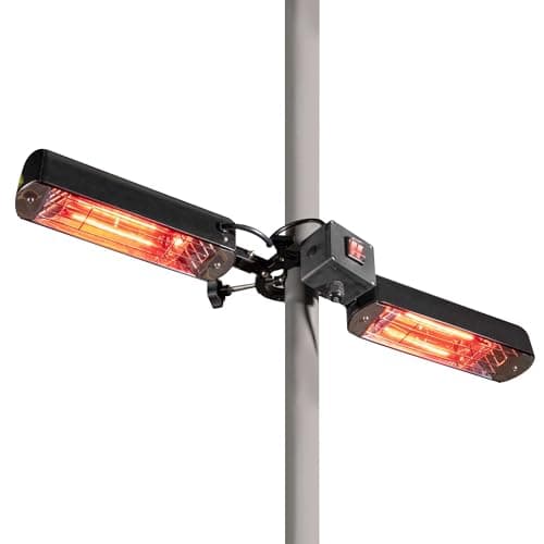 Image of Dellonda Folding Parasol/Gazebo/Patio Infrared Heater - DG176