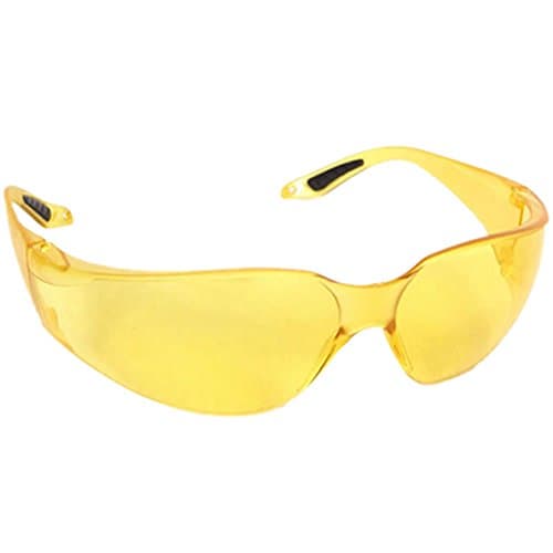 Image of Army And Workwear Colour: Yellow/Amber Lens | Size: ONE SIZE | Use: Safety work Tuff Spectacles Sun B Brand Eye Protec