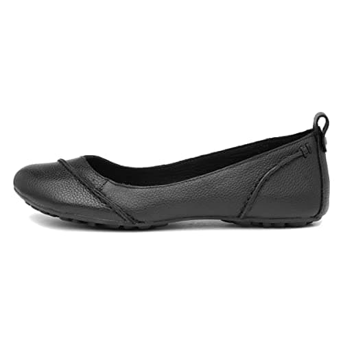 Image of Hush Puppies Womens Janessa Closed Toe Ballet Flats, Black, 3 UK