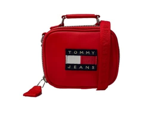 Image of Tommy Hilfiger Micro Heritage Shoulder Bag - Red