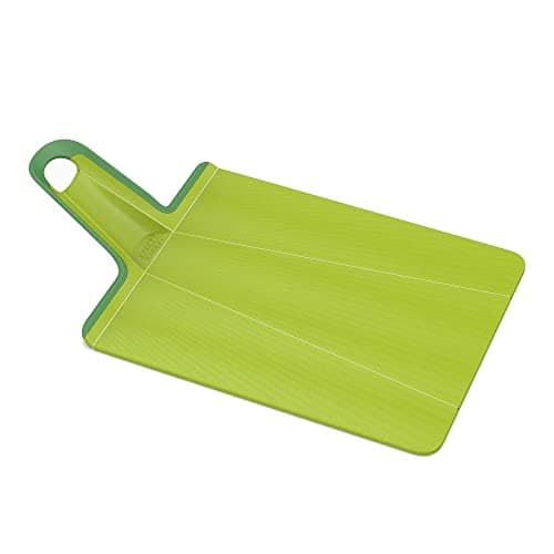 Image of Joseph Joseph Chop2Pot Plus Folding Chopping Board Easy-Grip Handle (Large) - Green