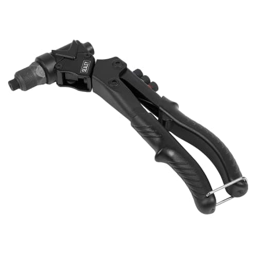 Image of *CLEAR* Sealey Swivel Head Hand Riveter 2in1 Straight or Angled - Pop Rivet Tool AK3991
