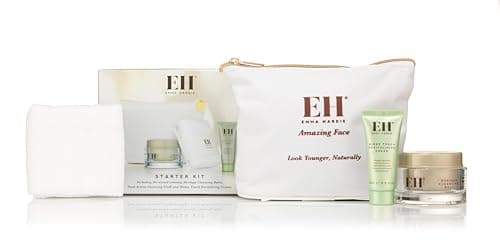 Image of Emma Hardie Starter Kit: Travel Size 50ml Moringa Cleansing Balm, Travel Size 15ml Midas Touch Revitalising Cream & Professional Cleansing Cloth, Packed in a Cosmetic Bag, Natural & Cruelty Free