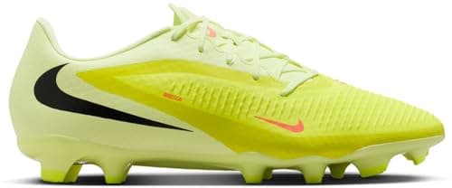 Image of Nike Men's Phantom 6 Low Acad FG/MG Football Shoe, Hyper Crimson/Black/Limelight, 10