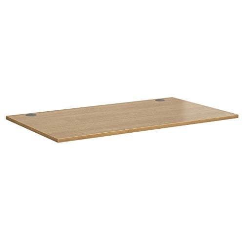 Image of Allcam UK-made MFC Desk-top 1600x800 mm for home office standing desk frames w/Cable Holes+ Grommet Covers in Oak