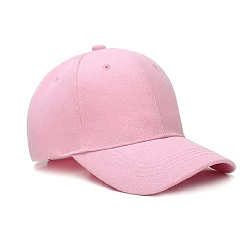 Image of Boolavard Baseball Cap Adjustable Size for Running Workouts and Outdoor Activities All Seasons (Pink)
