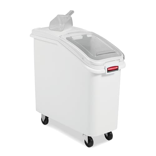 Image of Rubbermaid 79L ProSave Ingredient Bin with Scoop - White