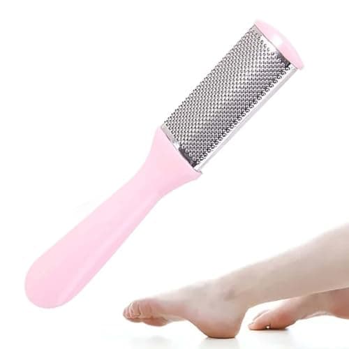 Image of 1 Pcs Foot Files for Hard Skin,Foot Rasp Foot File and Callus Remover,Dual-Sided Foot File for Callus,Dead Skin & Cracked Heel Removal, for Both Wet and Dry Feet,Smooth Feet at Home (Pink)