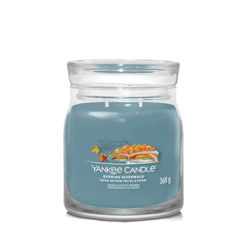 Image of YANKEE CANDLE Signature Medium Jar Evening RIVERWALK