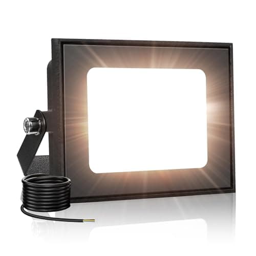 Image of Viugreum 10W Led Floodlight Outdoor |1000LM Led Work Light IP66 Waterproof Warm White 3000K Security Lights for Garden, Garage, Yard
