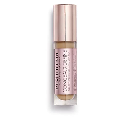 Image of Revolution Conceal & Define Concealer, Lightweight, Long-Lasting, Full Coverage Face Makeup, C10.5, 4g