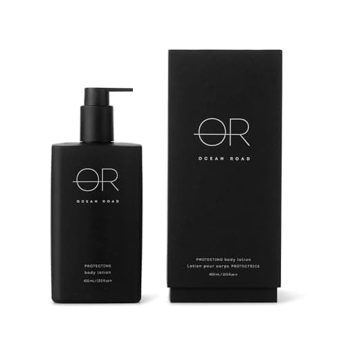 Image of Ocean Road Black Body Lotion 400ml – Nourishing and Hydrating Lotion with Coffee Extract & Australian Botanicals – Vegan, Australian Made Skincare for Soft, Smooth, and Protected Skin