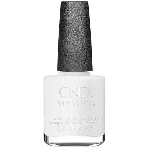Image of CND Vinylux Long Wear Nail Polish (No Lamp Required), 15 ml, White, Cream Puff