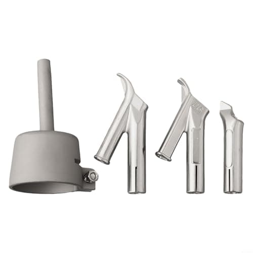 Image of 4 Pieces Welding Nozzles Set for Vinyl and PVC Plastic Hot Air Torch with 5mm Weld Tips Compatible with Speed and Standard Welding (35mm)