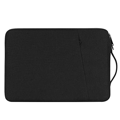 Image of Chelory 14 Inch Laptop Sleeve for 13 Inch MacBook Air 14 Inch MacBook Pro 2019-2026, 13 13.3 Inch Notebook Bag Ultrabook Computer Chromebook Tablet iPad Shockproof Carrying Case with Handle, Black